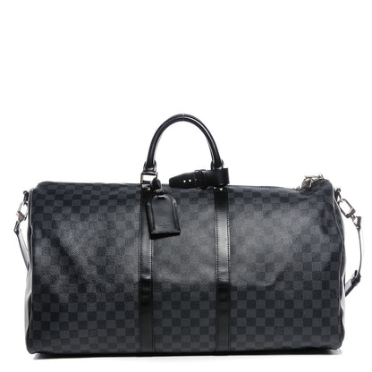 Louis Vuitton Damier Graphite Keepall Bandouliere 55 1 of 7