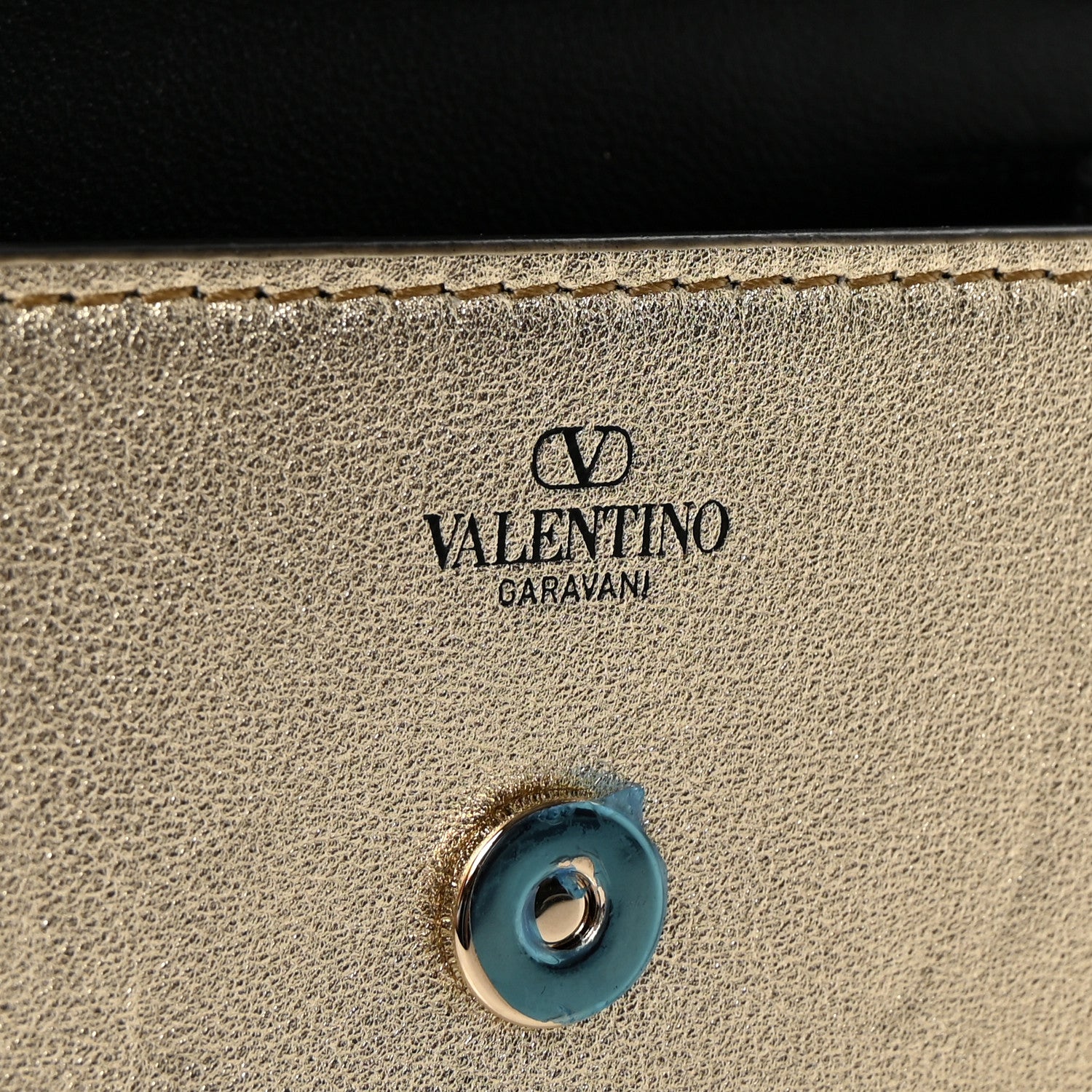 Valentino Garavani Metallic Calfskin Crystal Vlogo Micro Loco Shoulder Bag Platino 6 of 9