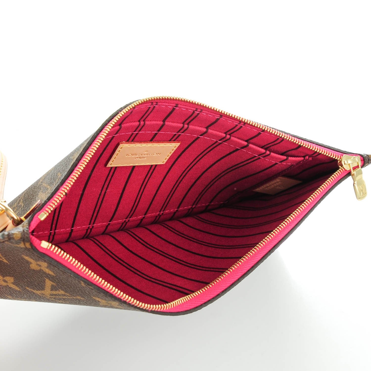 Louis Vuitton Monogram Neverfull MM GM Pochette Pivoine 5 of 8