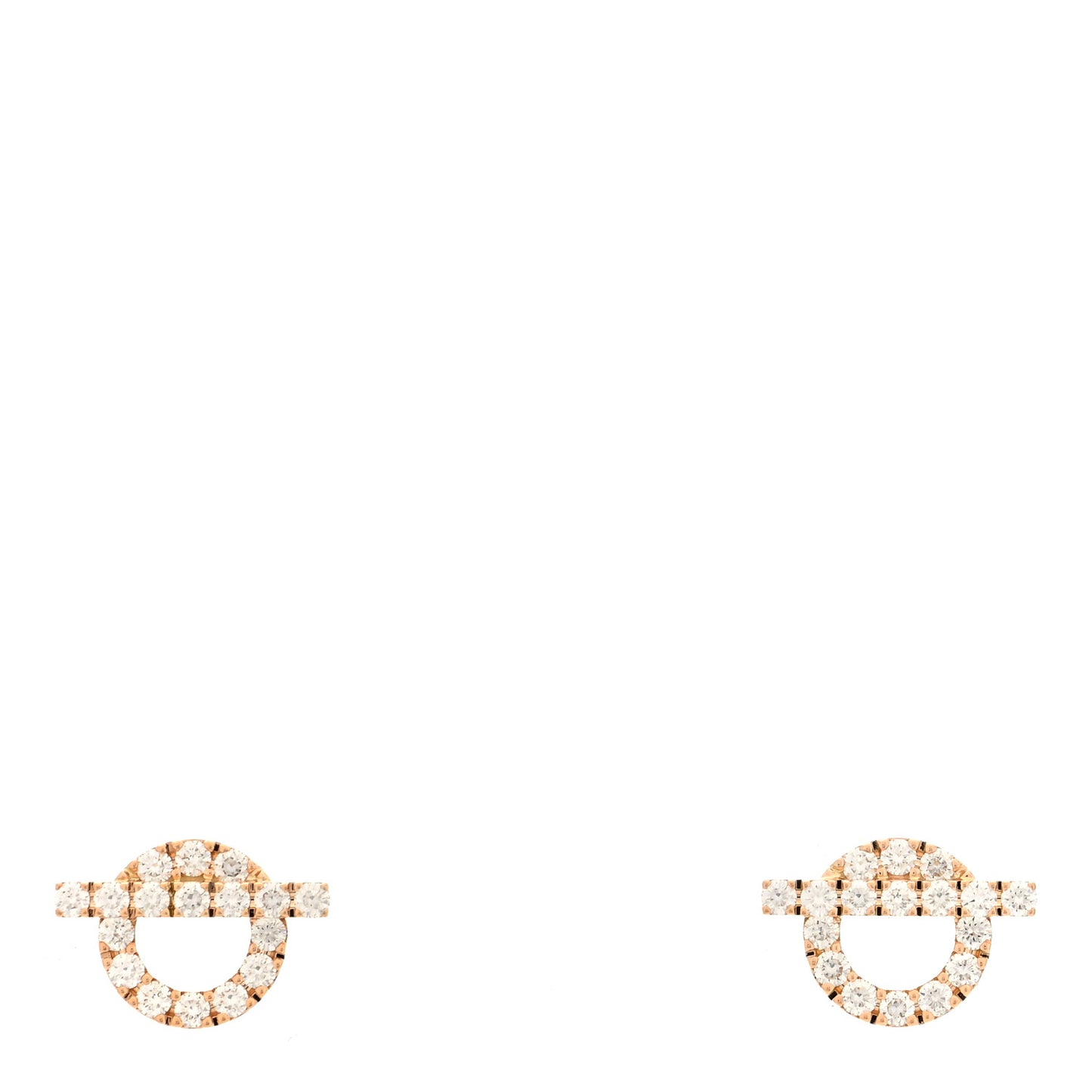 18K Rose Gold Diamond Finesse Earrings