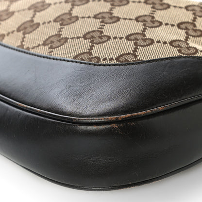 Gucci Monogram Web Small Jackie O Hobo Dark Brown 11 of 23