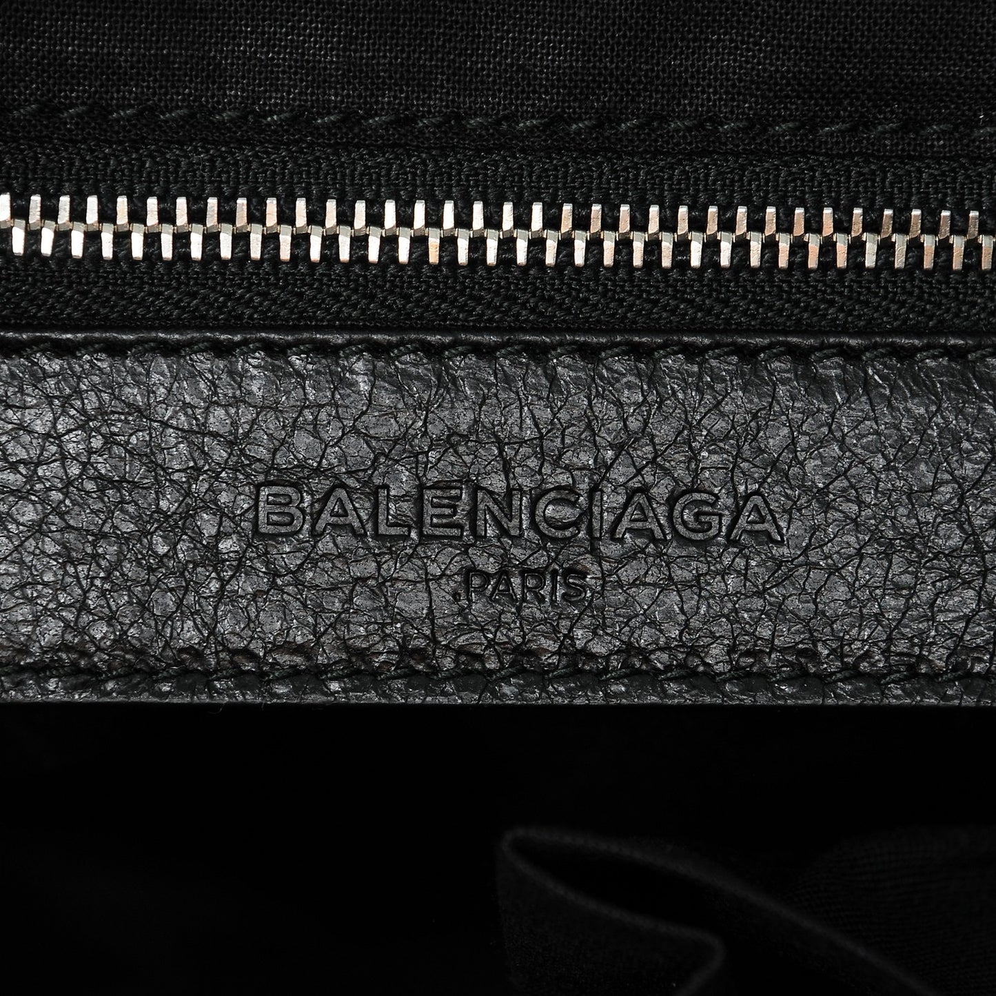 Agneau Classic Silver Hardware Velo Black