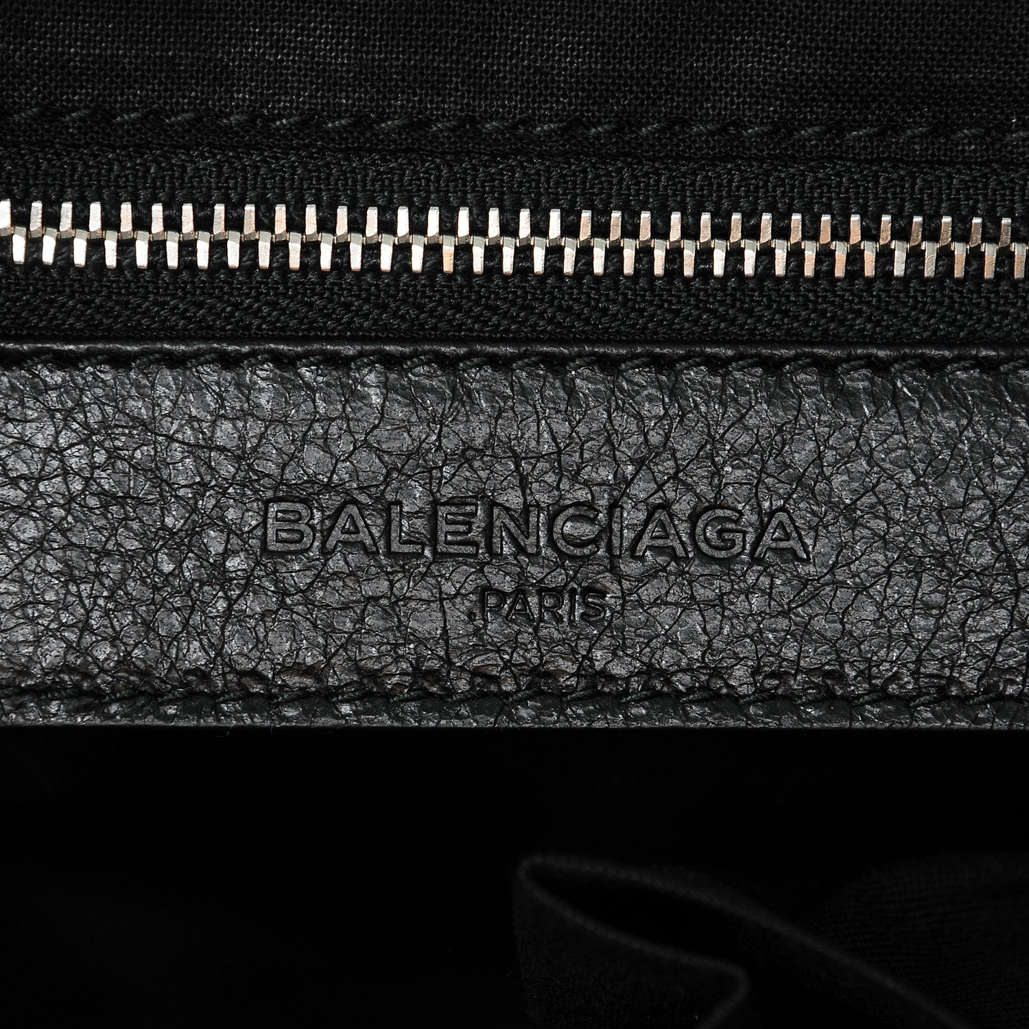 Balenciaga Agneau Classic Silver Hardware Velo Black 6 of 7