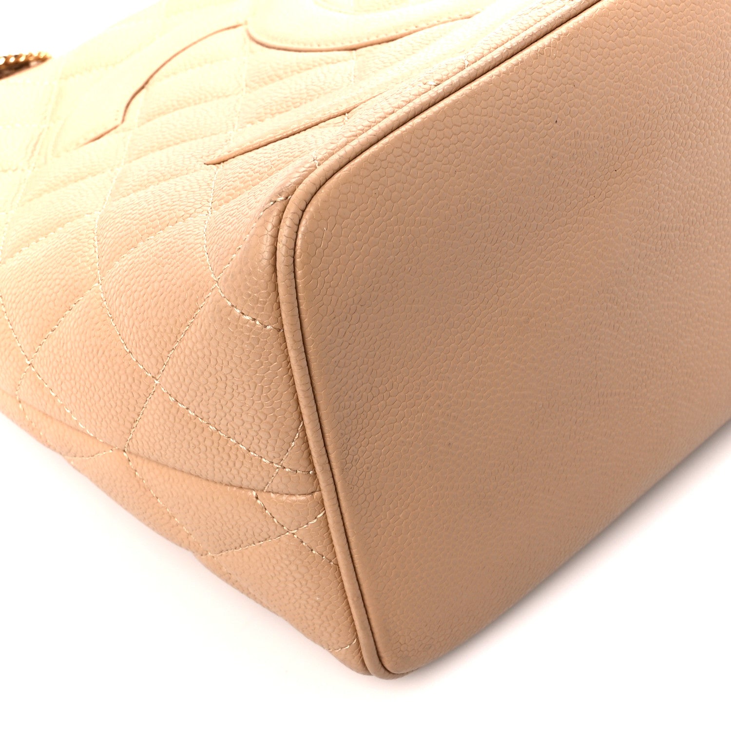 Chanel Caviar Quilted Medallion Tote Beige 9 of 11