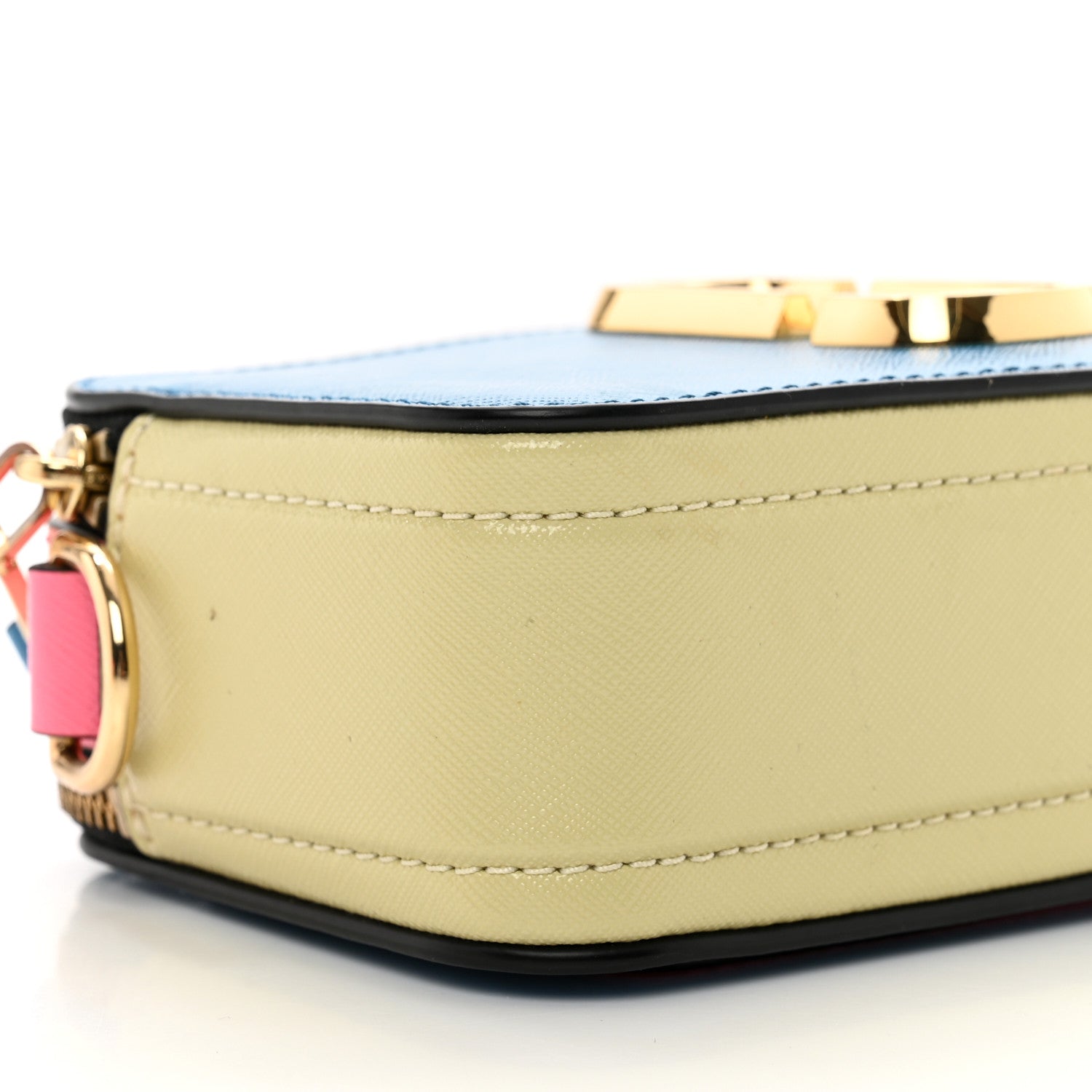 Marc Jacobs Saffiano Small Snapshot Camera Bag Blue Multicolor 9 of 11