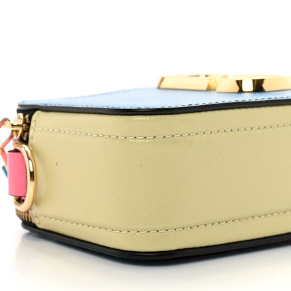 Marc Jacobs Saffiano Small Snapshot Camera Bag Blue Multicolor 9 of 11