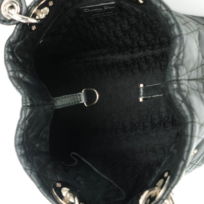 Christian Dior Lambskin Cannage Small Soft Lady Dior Tote Black 5 of 8