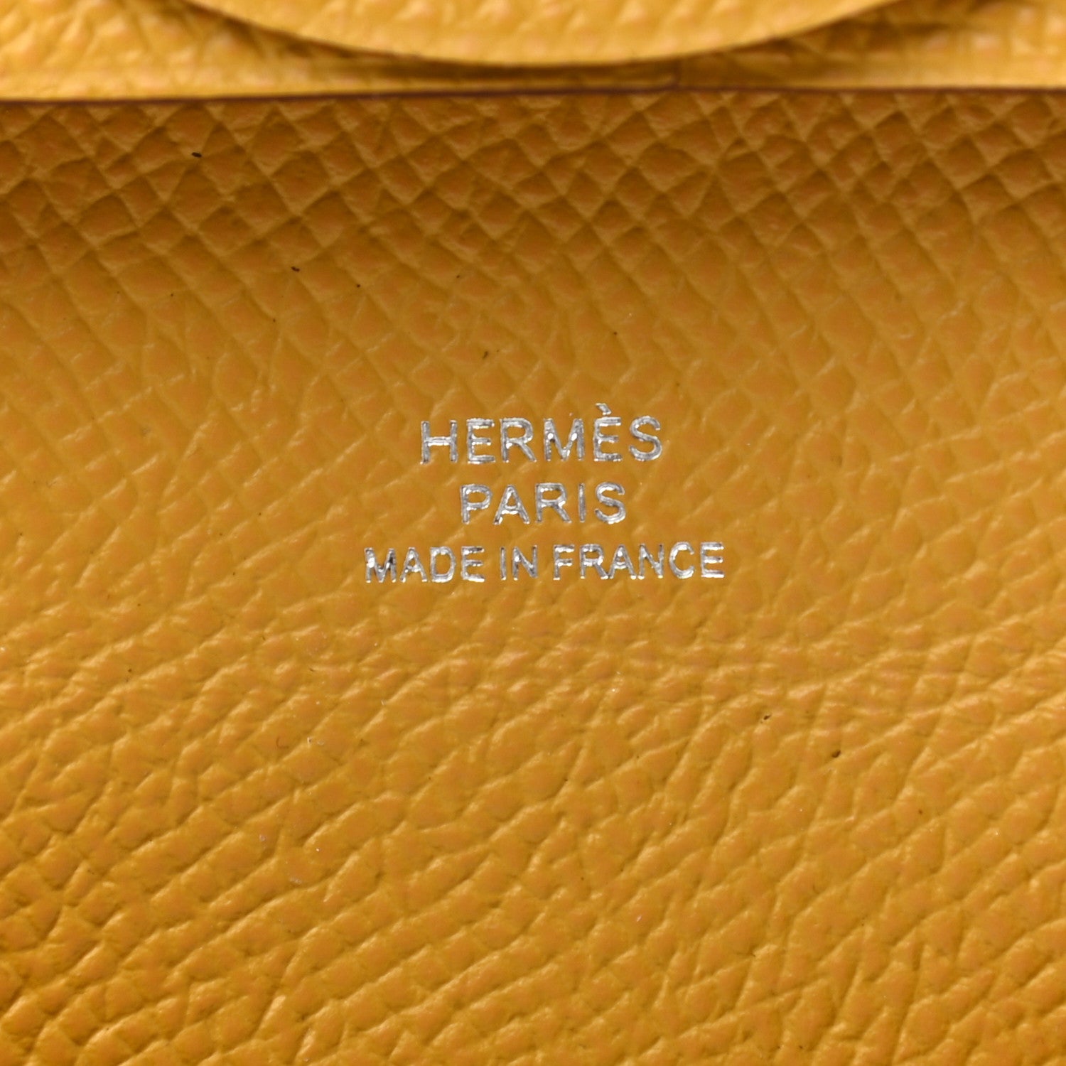 Hermes Epsom Bastia Coin Purse Jaune Ambre 7 of 9