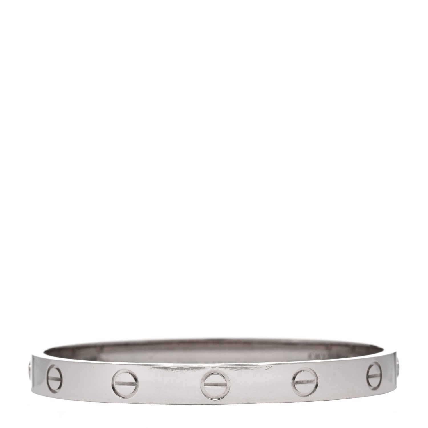 Cartier 18K White Gold LOVE Bracelet 16 1 of 4