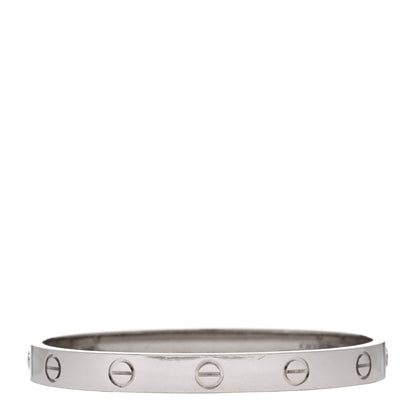 Cartier 18K White Gold LOVE Bracelet 16 1 of 4