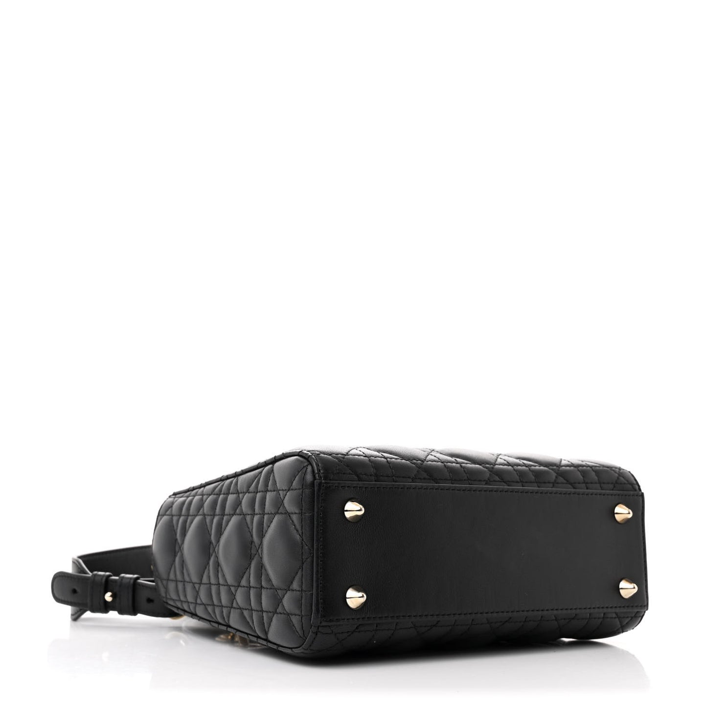 Lambskin Cannage Small My ABCDior Lady Dior Black