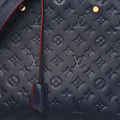 Louis Vuitton Empreinte Montaigne GM Marine Rouge 8 of 10