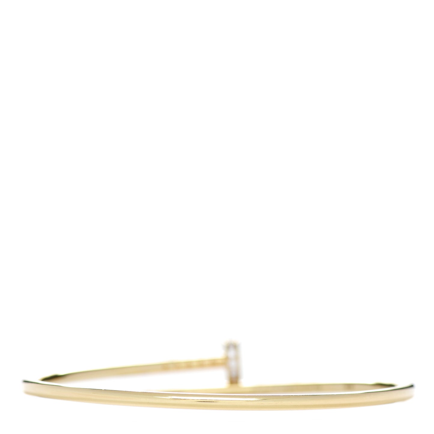 18K Yellow Gold Diamond Small Juste Un Clou Bracelet 17