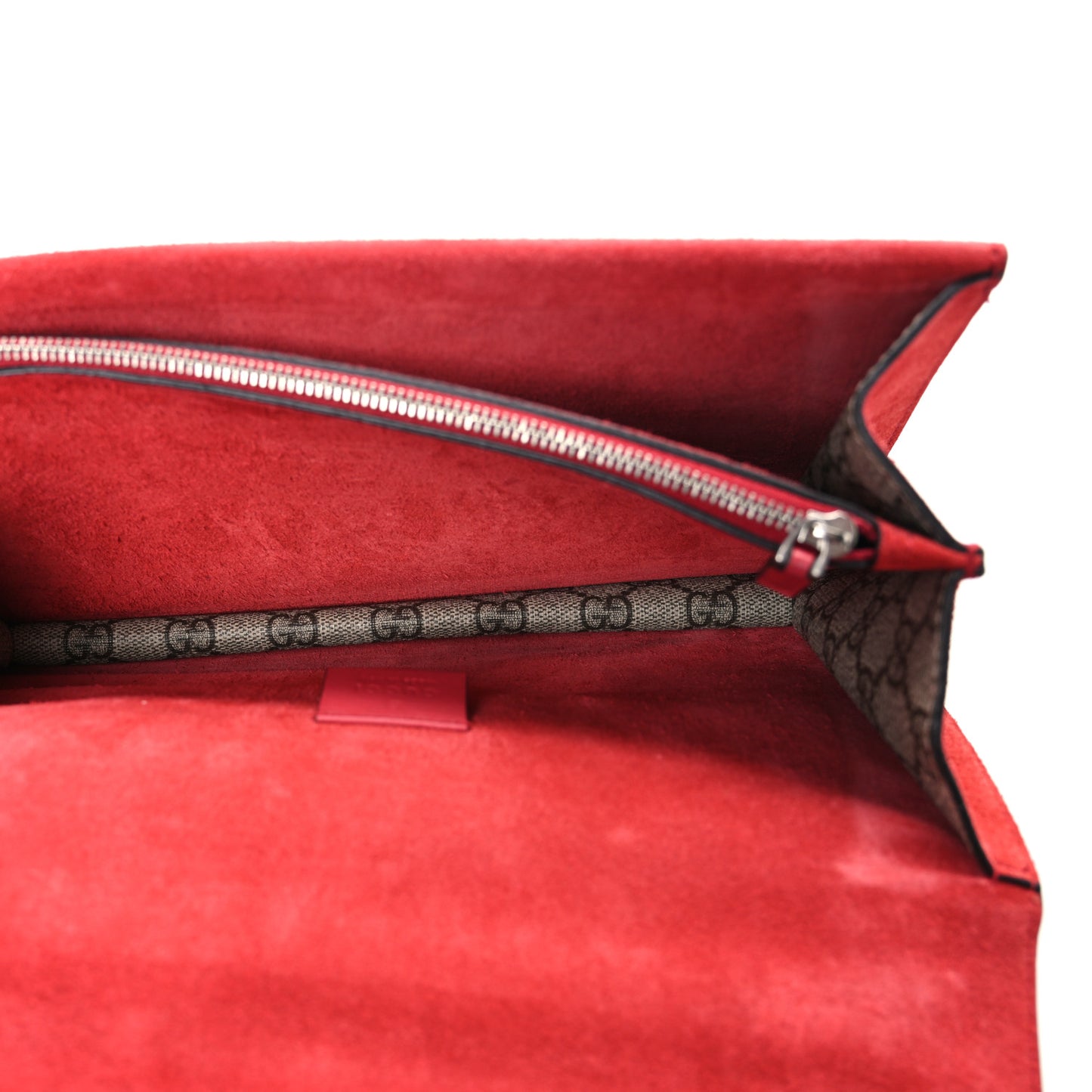 GG Supreme Monogram Small Dionysus Shoulder Bag Red