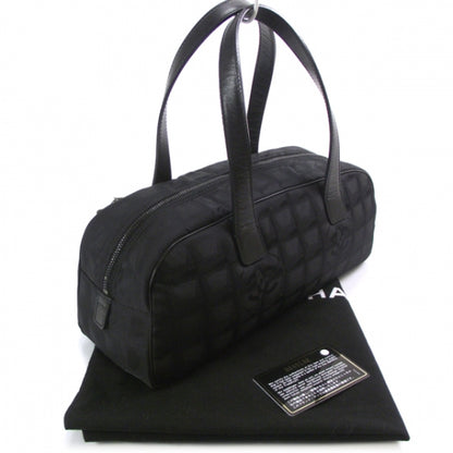 Chanel Nylon Travel Bowler Black 3 of 10