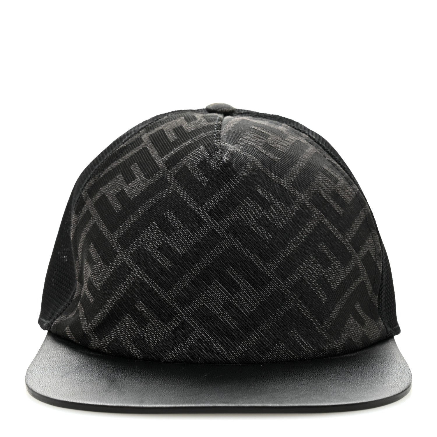 Fendi Canvas Mesh FF Reloaded Baseball Hat Black 4 of 9