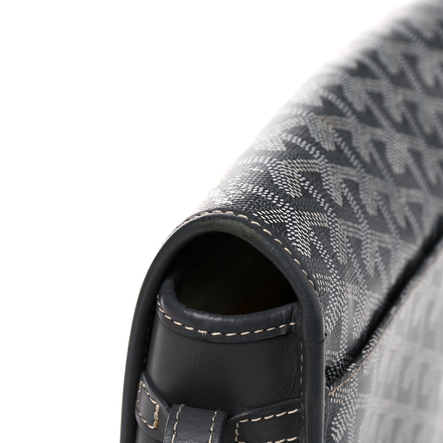 Goyardine Belvedere PM Messenger Bag Grey