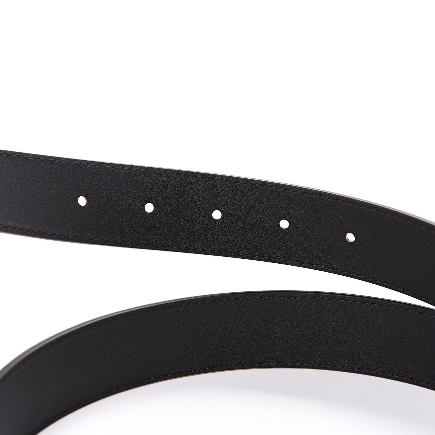 Gucci Calfskin Double G 30mm Belt 95 38 Black 3 of 5
