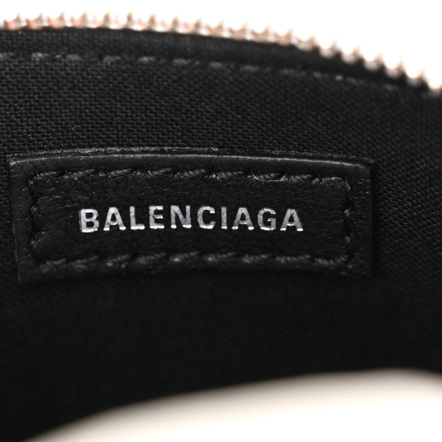Balenciaga Calfskin Logo Crocodile Embossed Mini Ville Top Handle Bag White Black 6 of 18