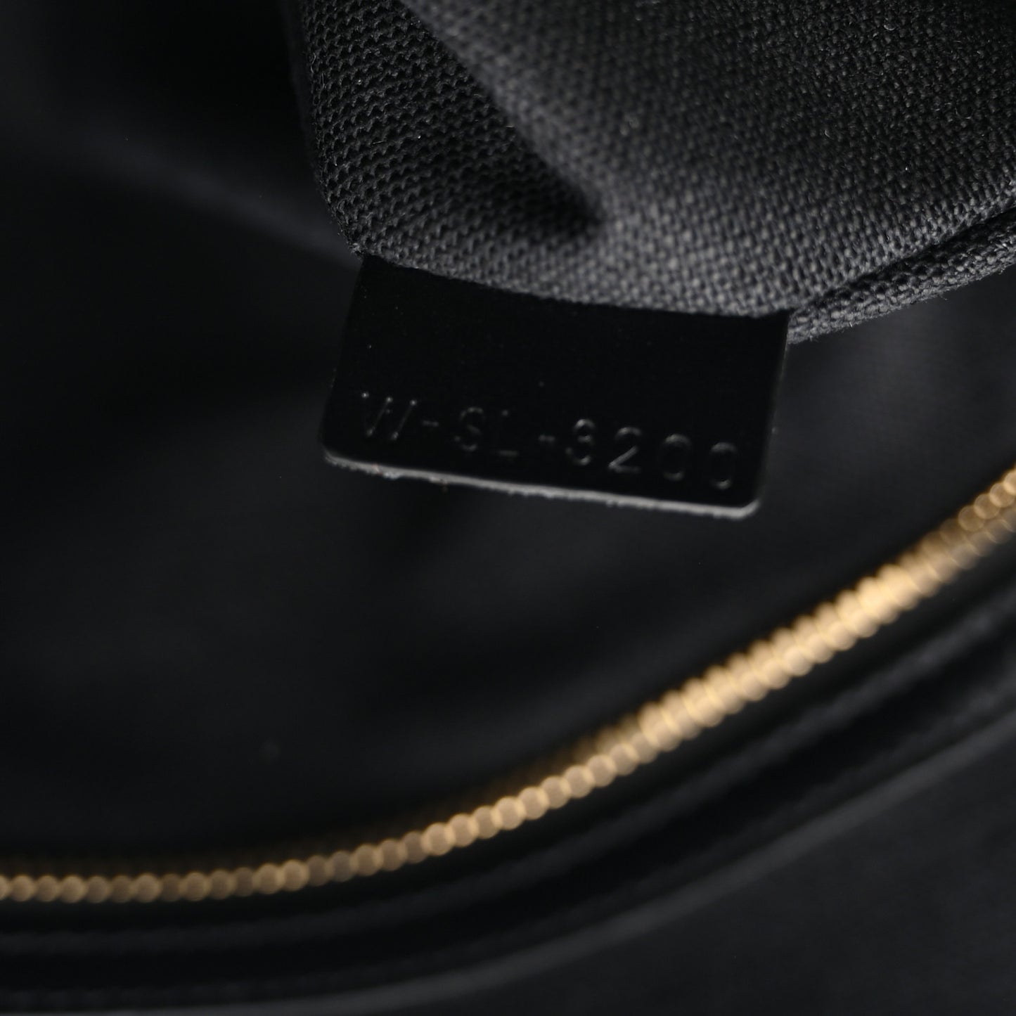 Canvas Calfskin Horizontal Cabas Black