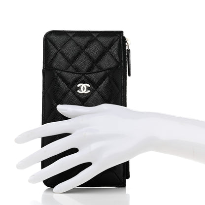 Chanel Caviar Quilted Classic iPhone Pouch Black 2 of 8