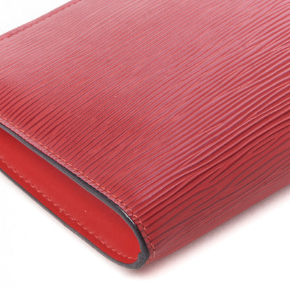 Louis Vuitton Epi Pochette Accessories 24 Castillan Red 6 of 8