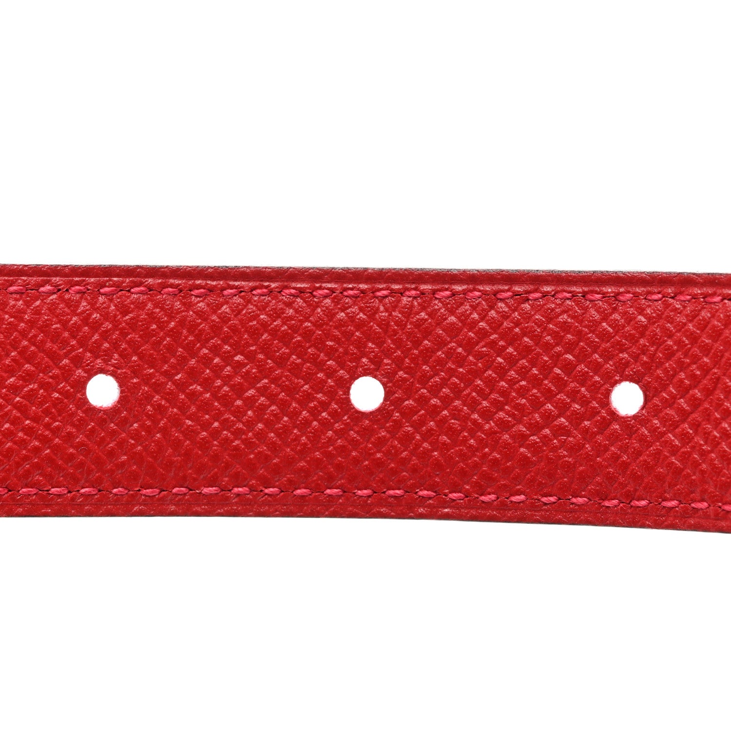 Hermes Swift Epsom 24mm Constance H Belt 80 80 32 Magnolia Rouge Casaque 5 of 5