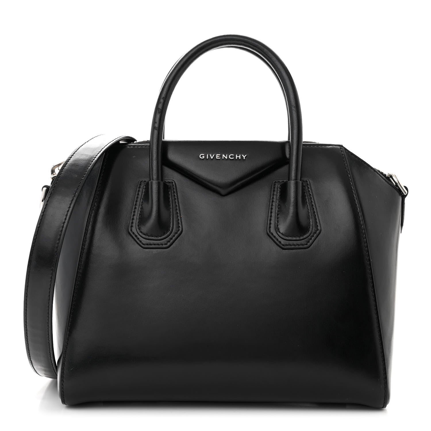 Givenchy Shiny Lord Calfskin Small Antigona Black 1 of 13