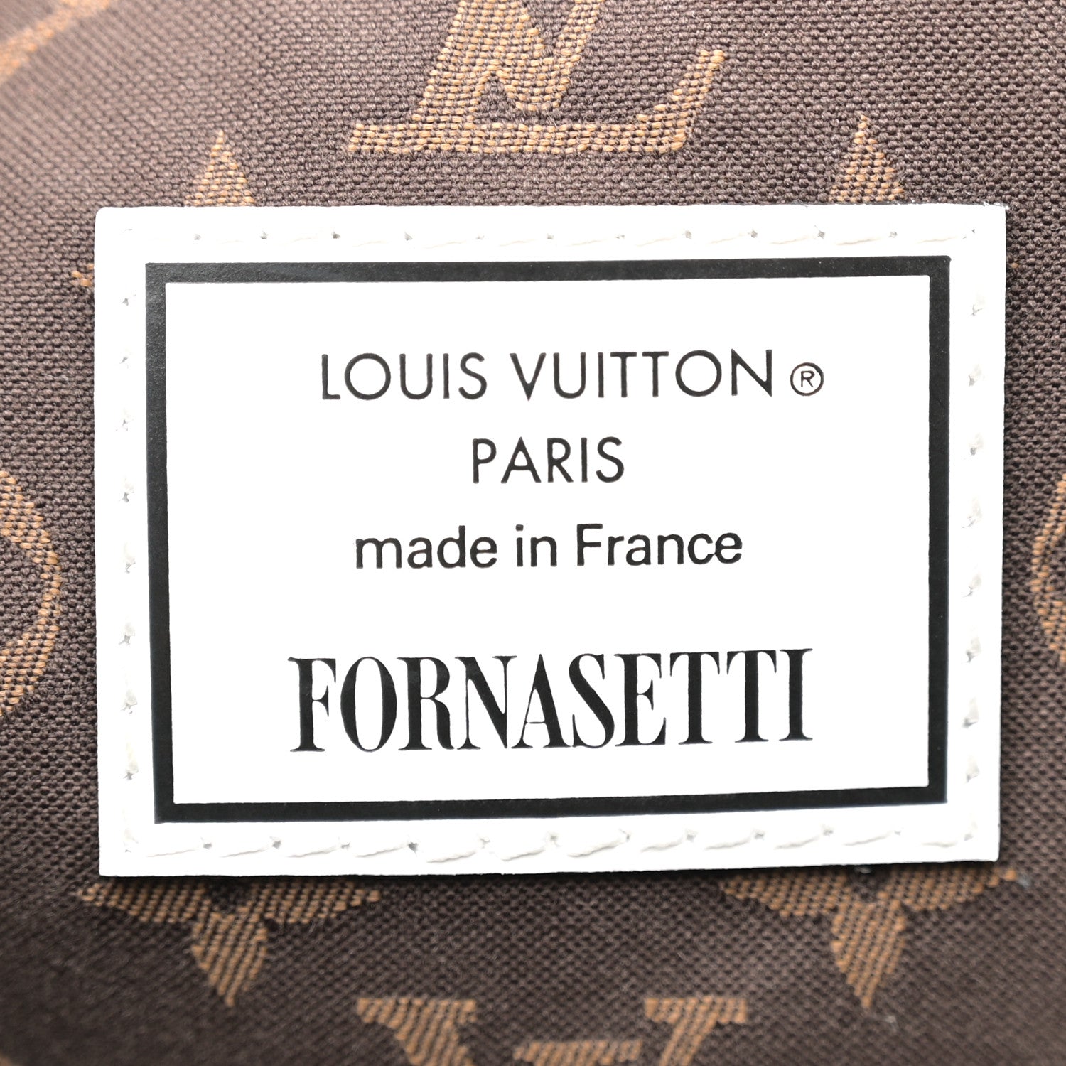 Louis Vuitton X FORNASETTI Calfskin Architettura Noe MM Black White 6 of 10