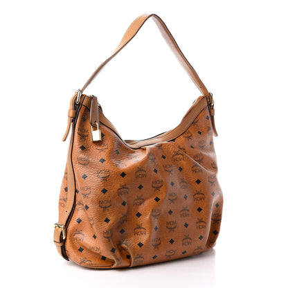 MCM Visetos Hobo Cognac 3 of 10