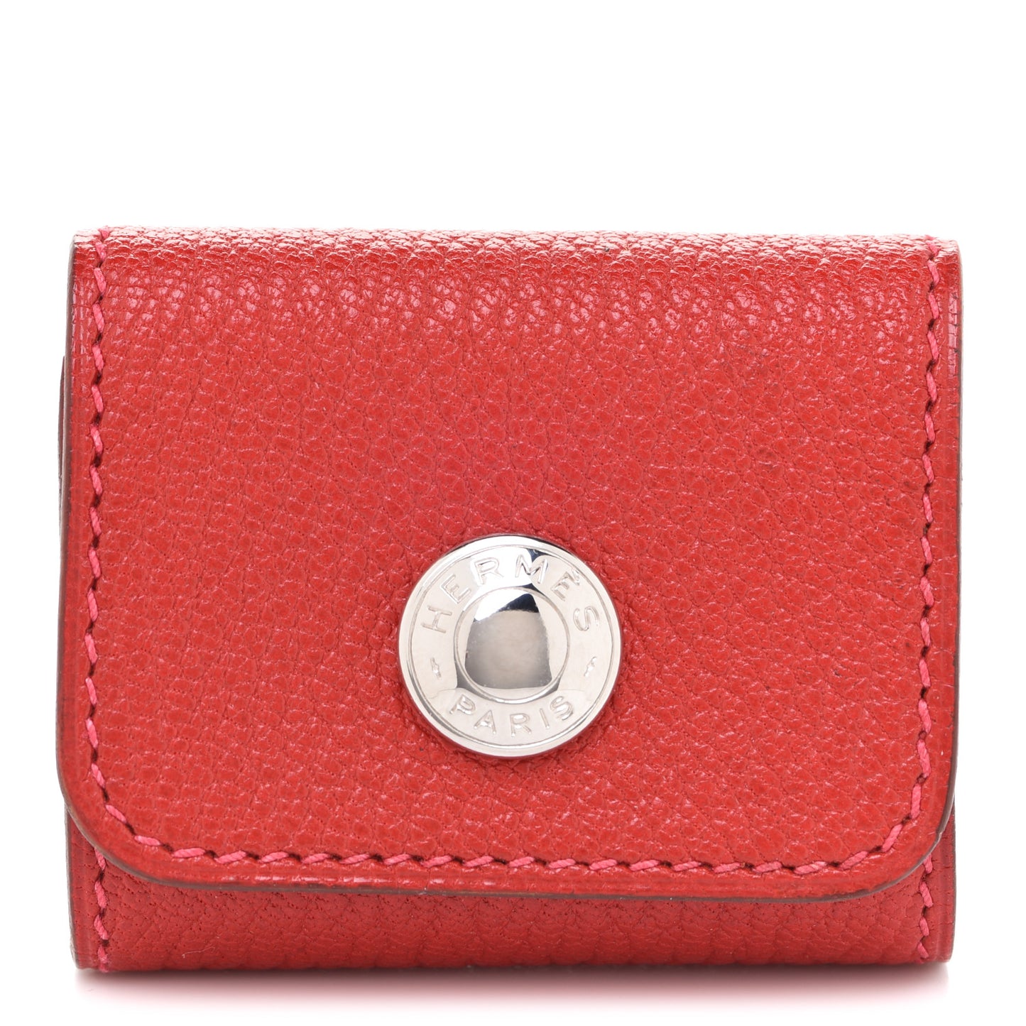 Chevre Mysore Post It Notepad Holder PM Rouge Vif