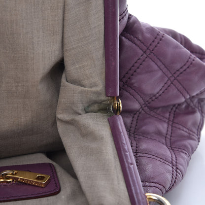 Marc Jacobs Calfskin Quilted Stam Purple 11 of 23