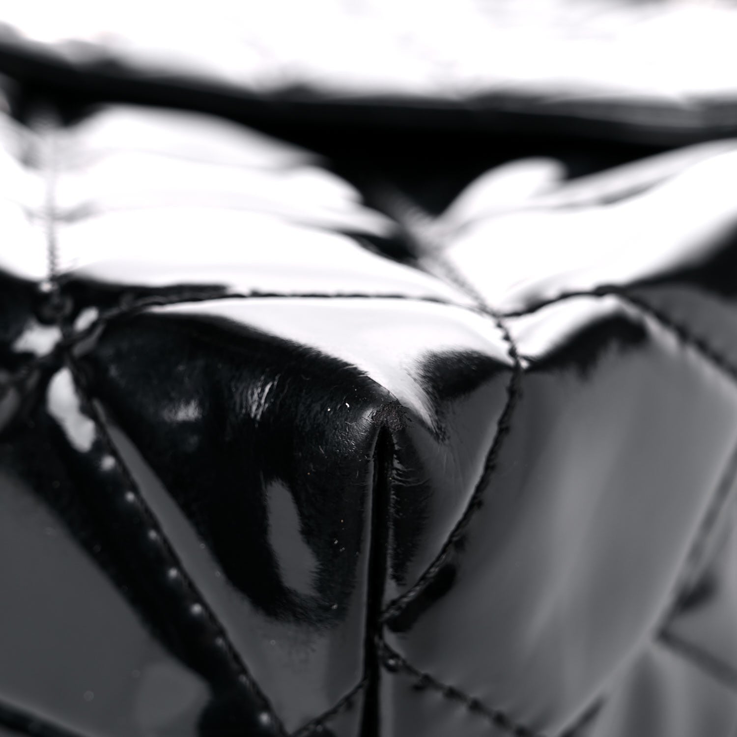 Chanel Vinyl Quilted In the Business Flap Bag Black 9 of 16
