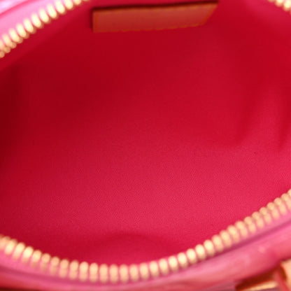 Louis Vuitton Vernis Monogram Nano Speedy Neon Pink 5 of 9