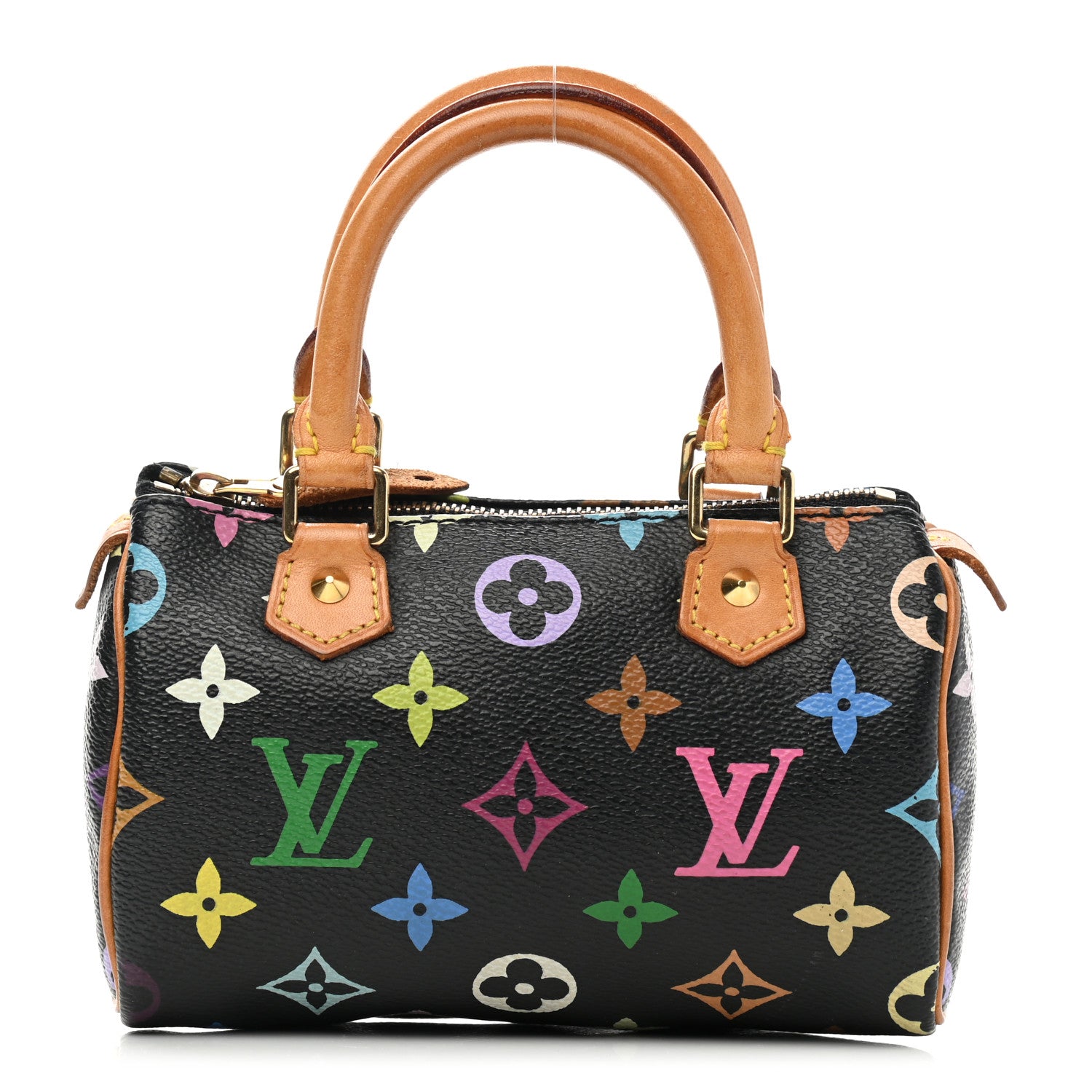 Louis Vuitton Monogram Multicolor Mini Sac HL Speedy Black 1 of 6