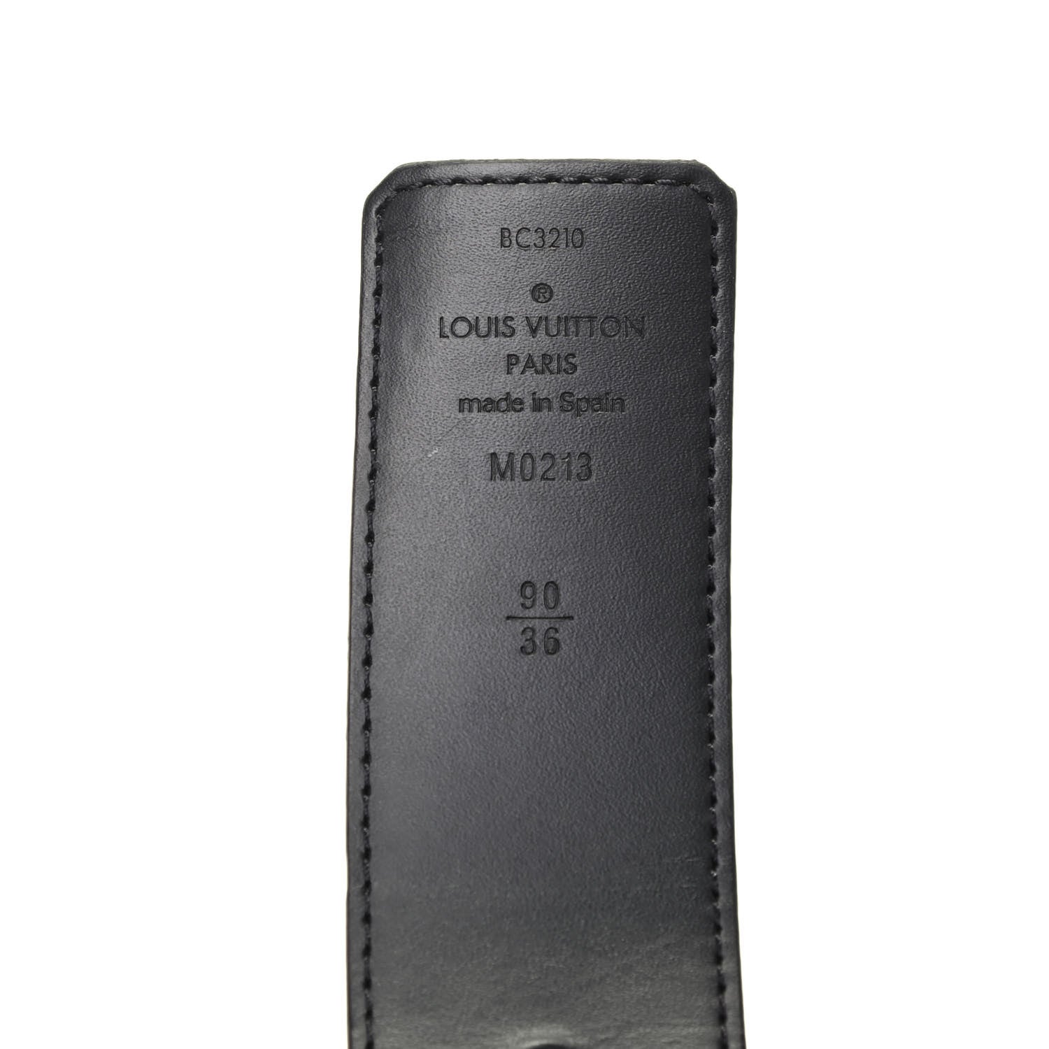 Louis Vuitton Damier Graphite 40mm LV Initiales Belt 90 36 3 of 3