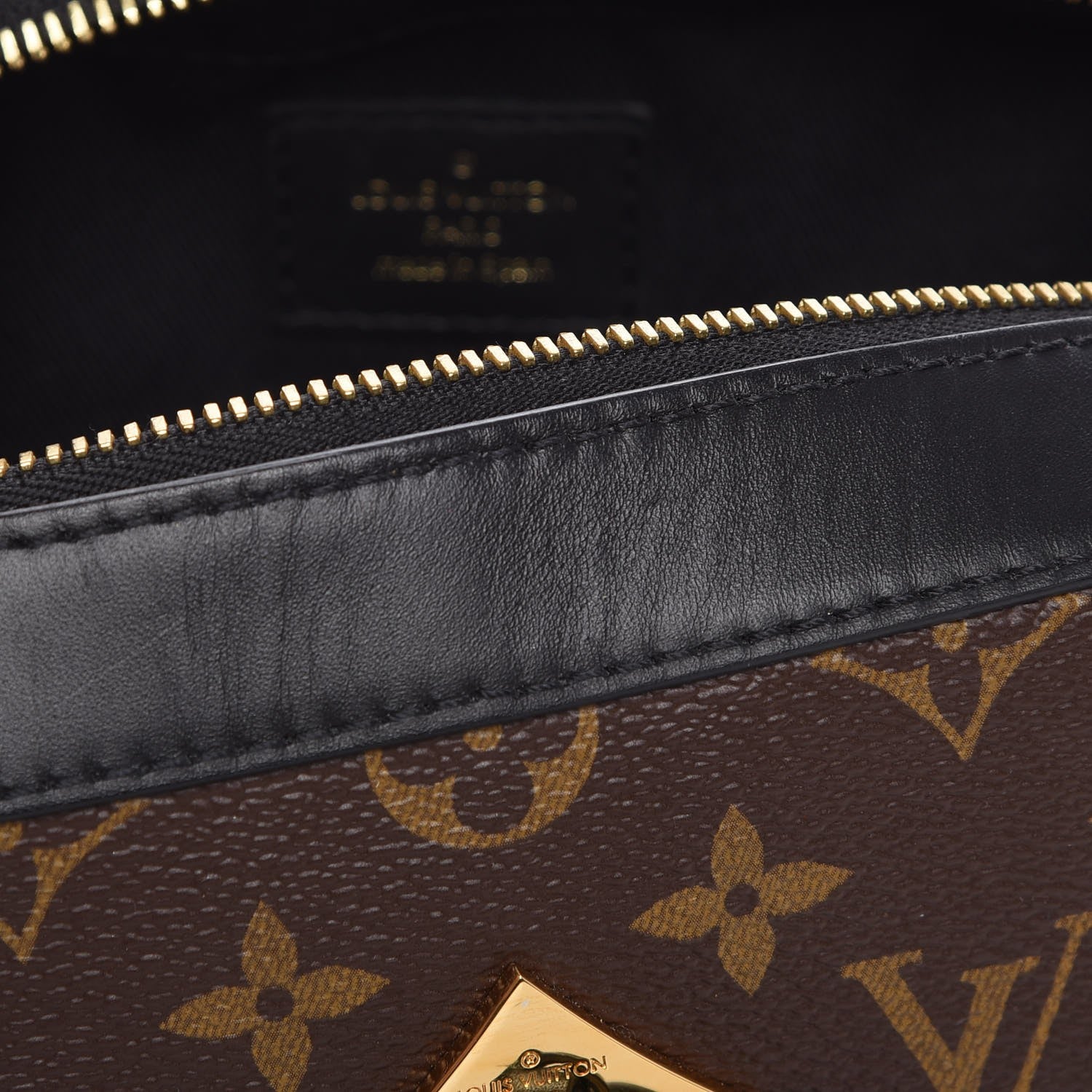 Louis Vuitton Monogram Saintonge Black 7 of 8