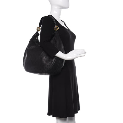 Gucci Guccissima Large GG Twins Hobo Black 2 of 14