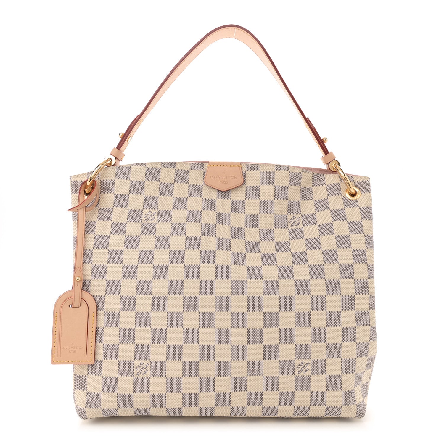 Louis Vuitton Damier Azur Graceful PM Rose Ballerine 1 of 9