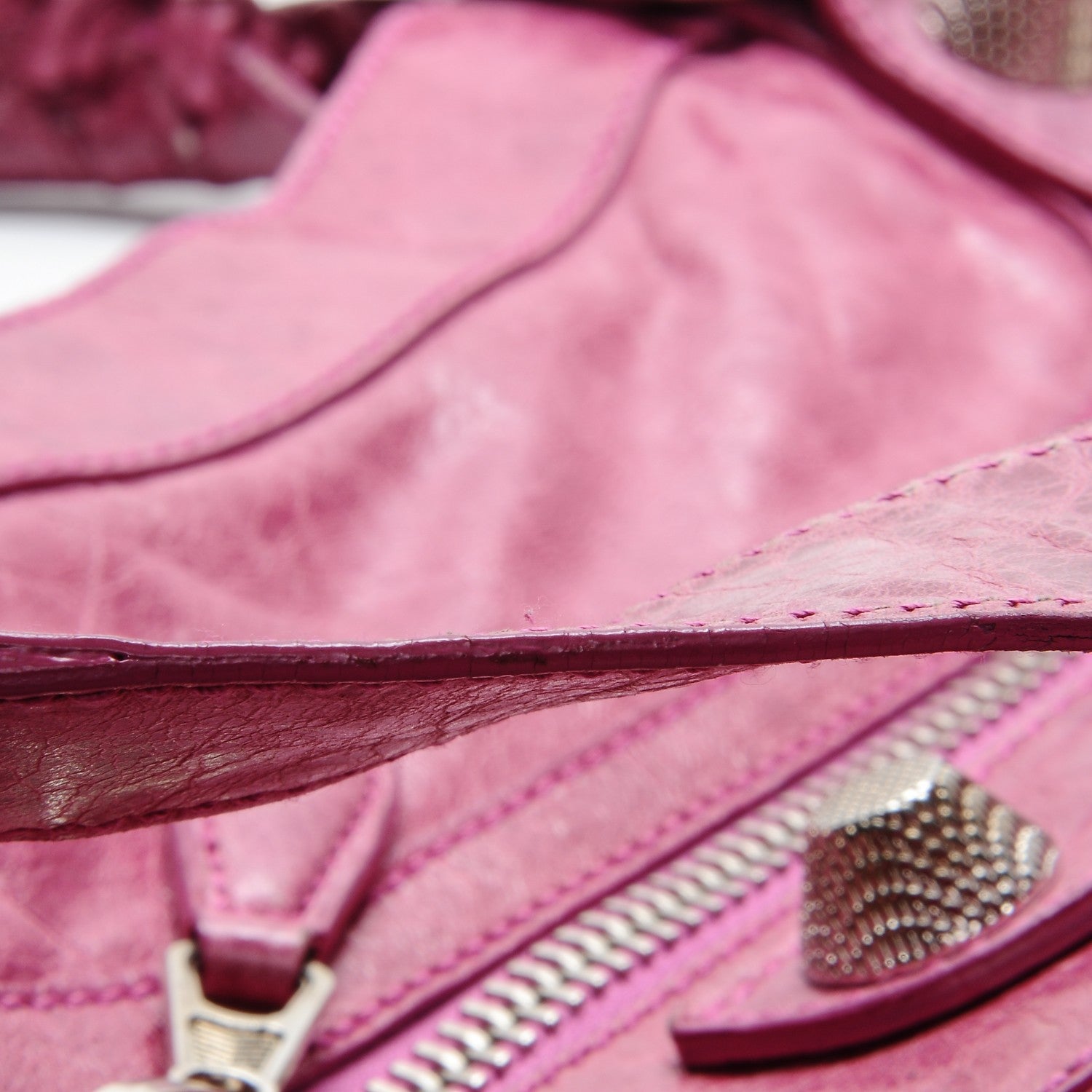 Balenciaga Agneau Giant 21 Silver Hardware City Magenta 12 of 13