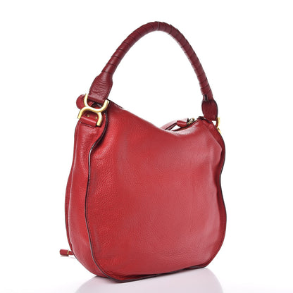 Chloe Calfskin Medium Marcie Hobo Red 3 of 6