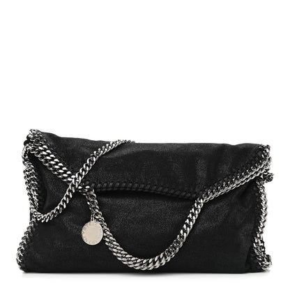 Stella McCartney Shaggy Deer Falabella Fold Over Tote Black 1 of 9