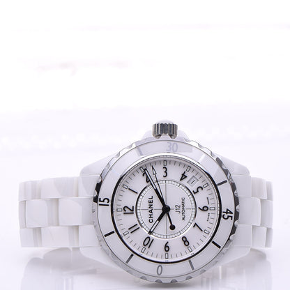 Chanel Stainless Steel Ceramic 38mm J12 Automatic Watch White 3 of 6