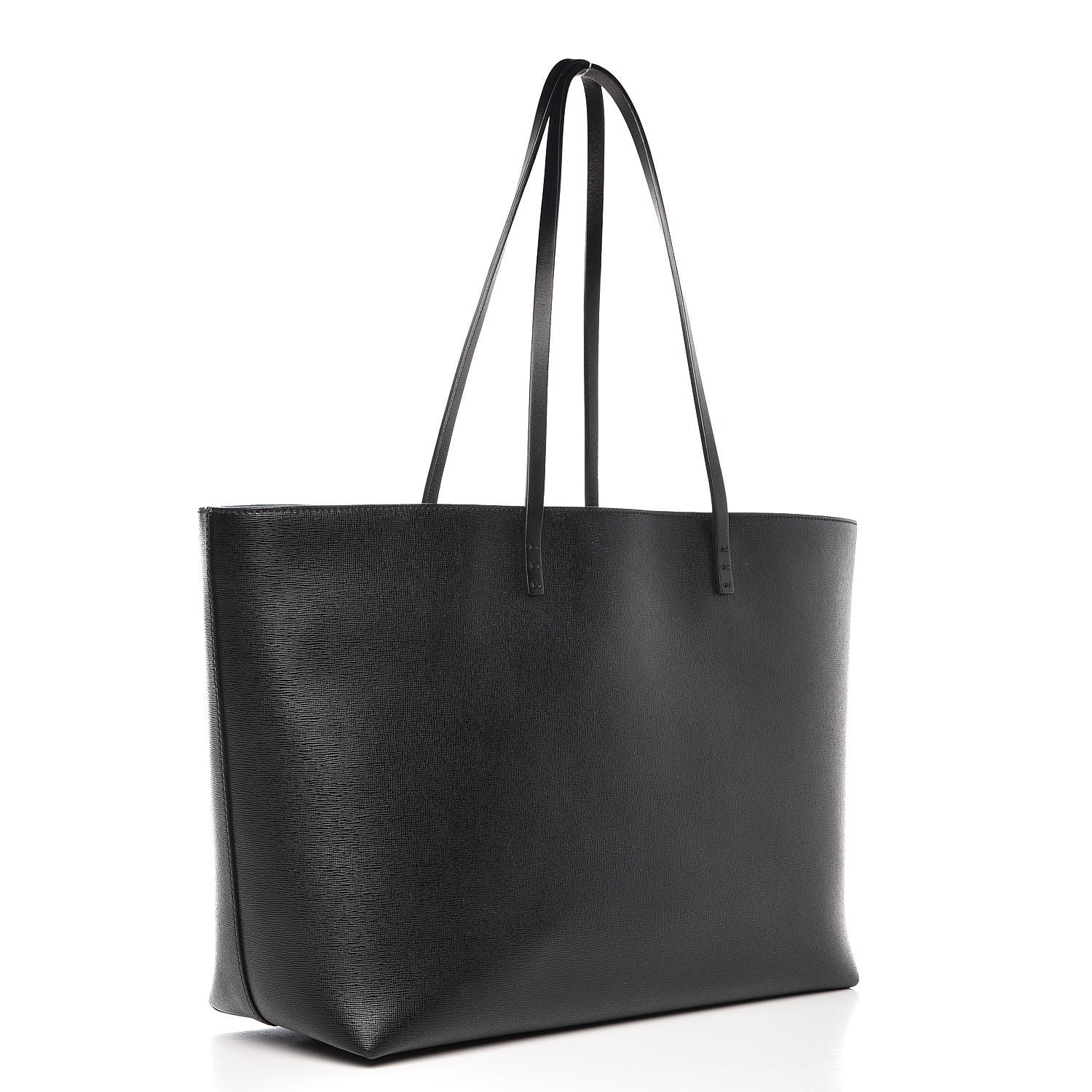 Fendi Vitello Elite Cuoio Monster Buggies Medium Roll Tote Black Multicolor Blue Cobalto 3 of 11