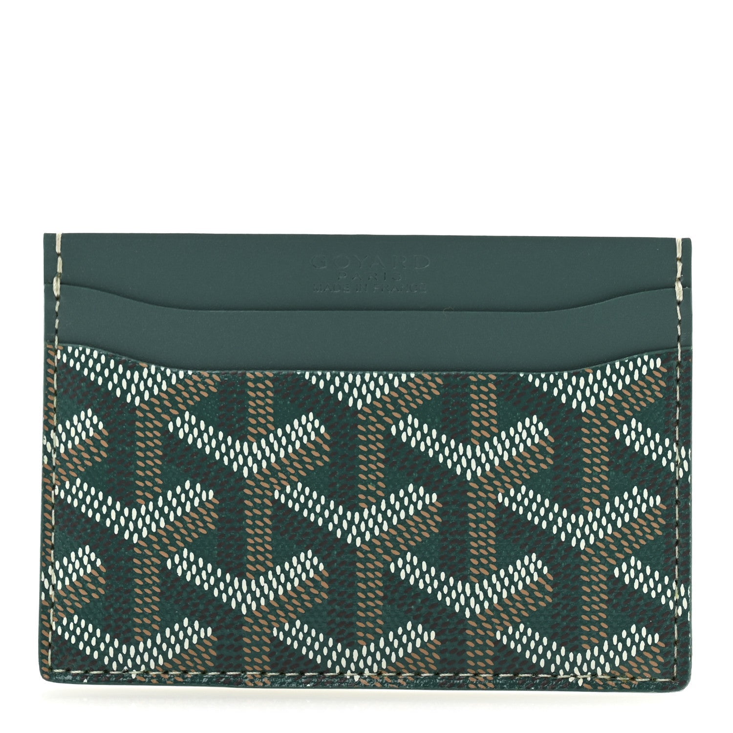 Goyard Goyardine Saint Sulpice Card Holder Green 1 of 8