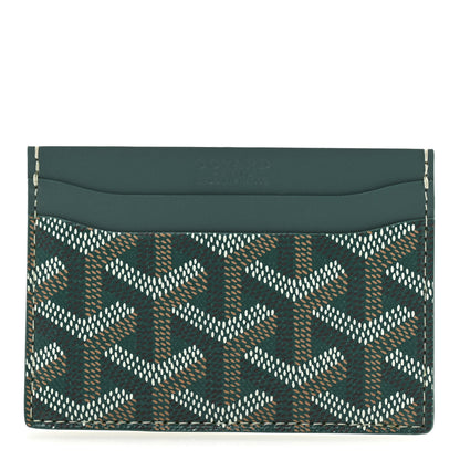 Goyard Goyardine Saint Sulpice Card Holder Green 1 of 8
