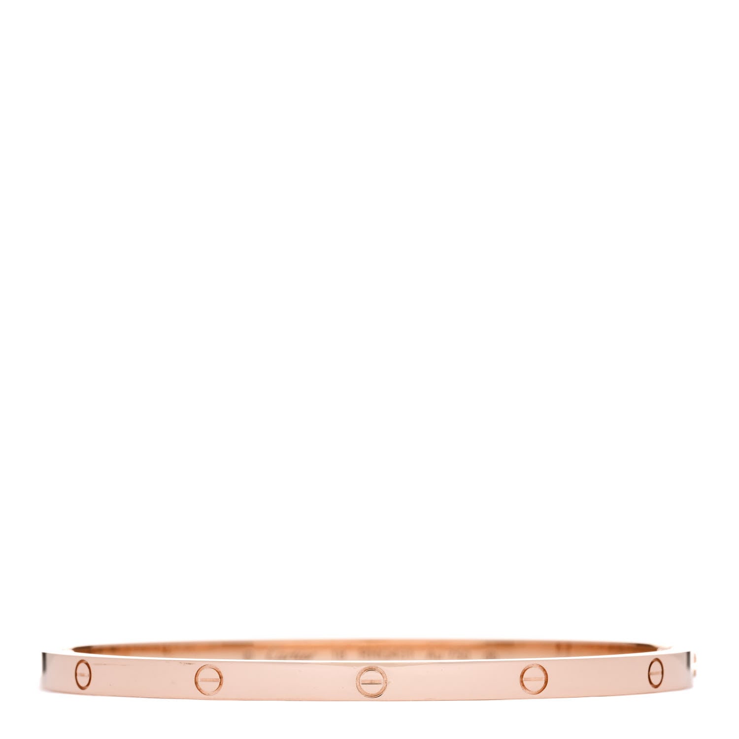 Cartier 18K Pink Gold Small LOVE Bracelet 18 1 of 8