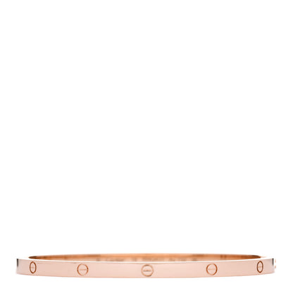 Cartier 18K Pink Gold Small LOVE Bracelet 18 1 of 8