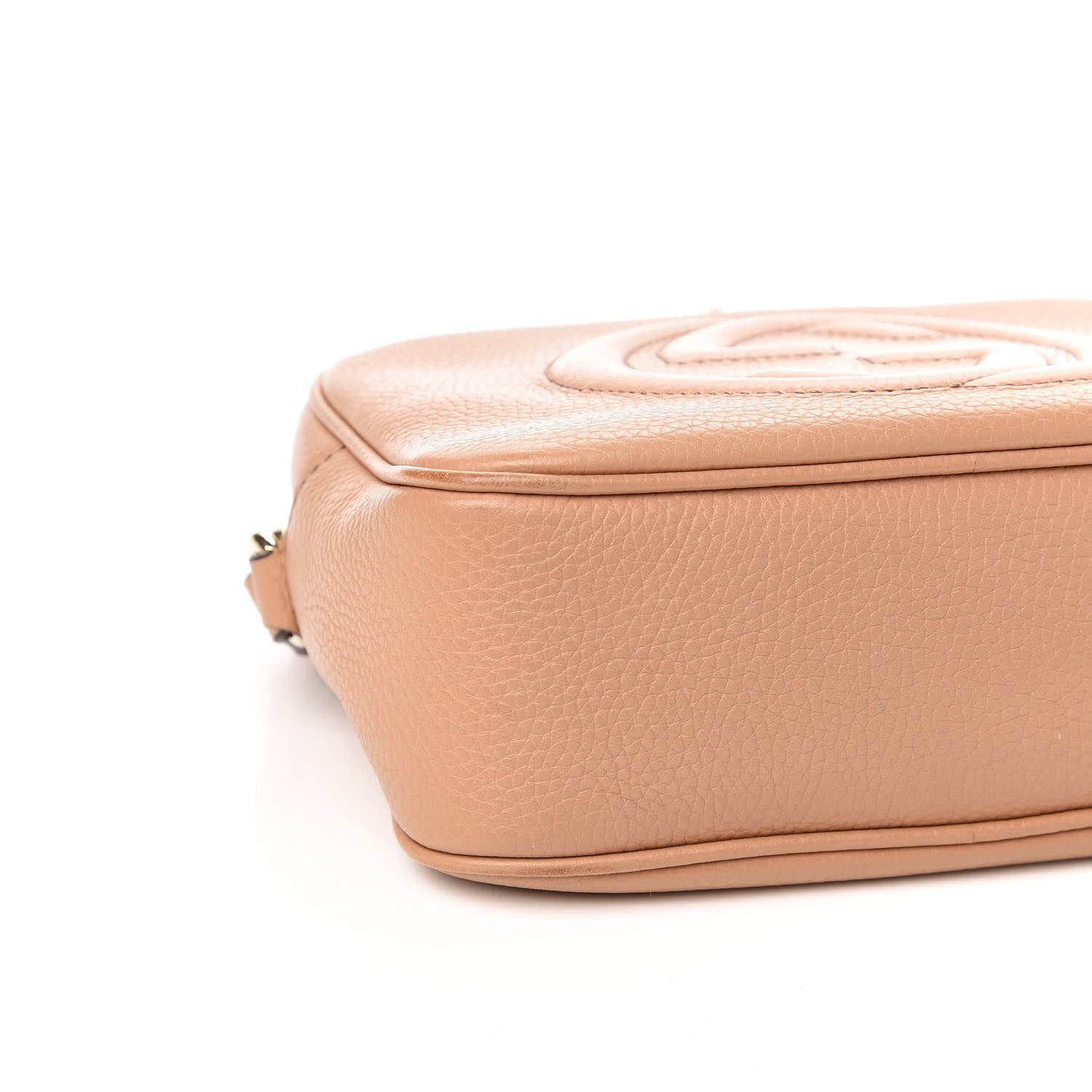 Gucci Pebbled Calfskin Small Soho Disco Bag Rose Beige 8 of 11