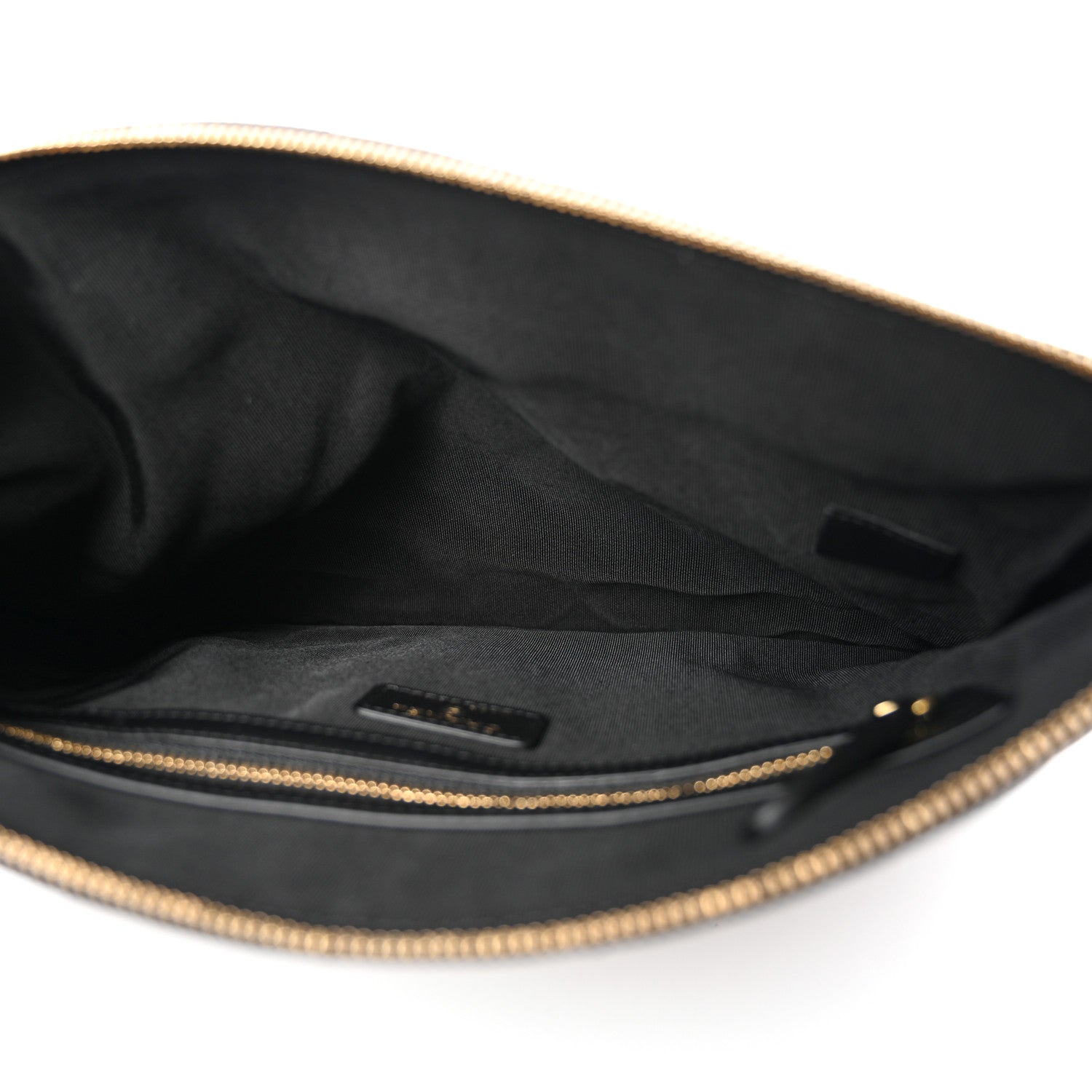 Chanel Lambskin Quilted Egyptian Amulet Zipped Pouch Black 5 of 7